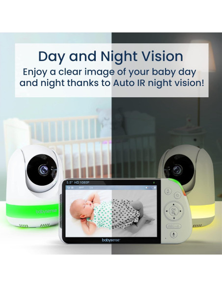 Monitor de Bebé Hisense Max View 5.5" Full HD 2 Cámaras