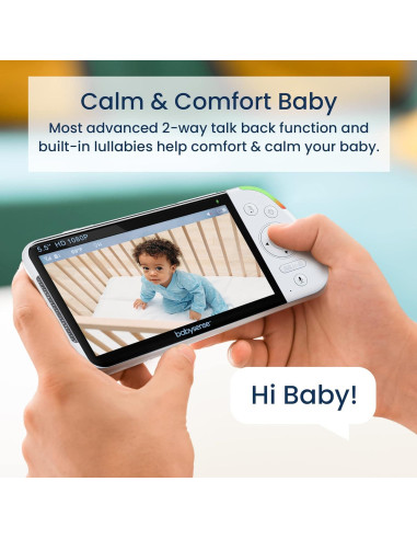 Monitor de Bebé Hisense Max View 5.5" Full HD 2 Cámaras