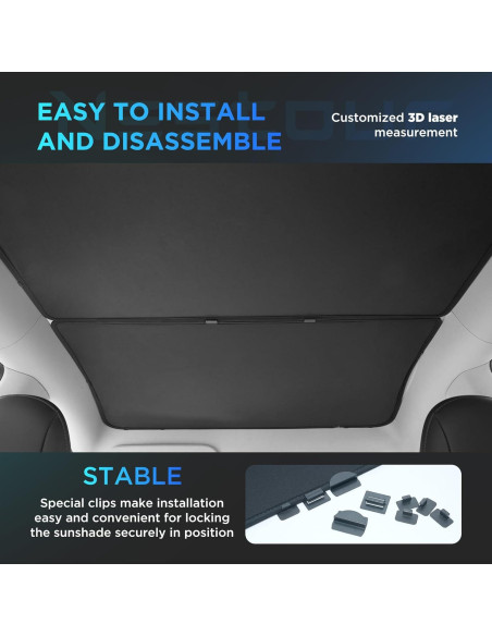 Sombrilla Plegable para Ventana Tesla Model Y 2016-2023