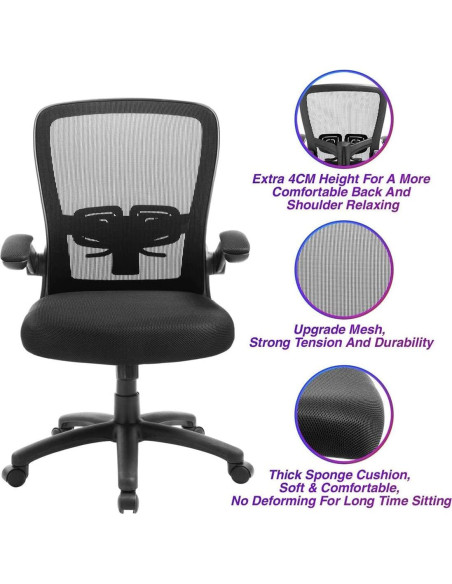 Silla de Oficina Ergonómica ANACCI ZLHECTO Ajustable 136kg