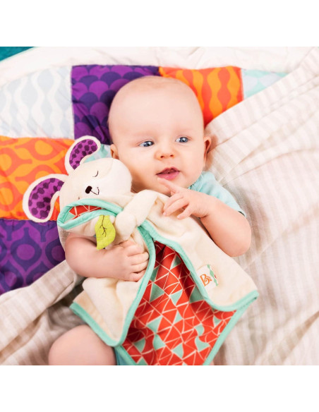 Manta de Seguridad B. toys Conejito Suave 31.75x20.96cm