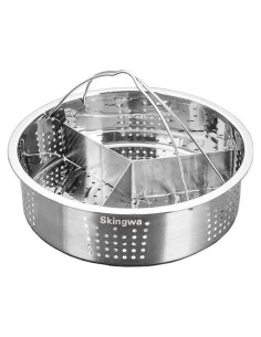 Cesta de vapor Skingwa 21.2 cm con divisor y soporte para huevos