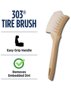 Cepillo para Llantas 303 Products - Fibras Gruesas, Mango Ergonomico 2