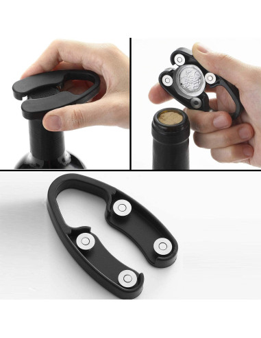 Abridor de Vino Eléctrico Higfra 4 en 1 con Aerador y Vertedor