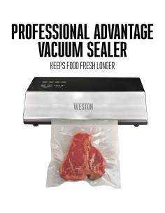 Sellador al Vacío Weston 65-0501-W 27,94 cm Acero Inoxidable 2
