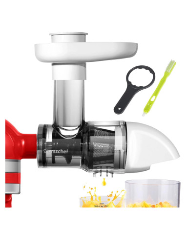 Accesorio Exprimidor AMZCHEF para Mezcladores KitchenAid Blanco