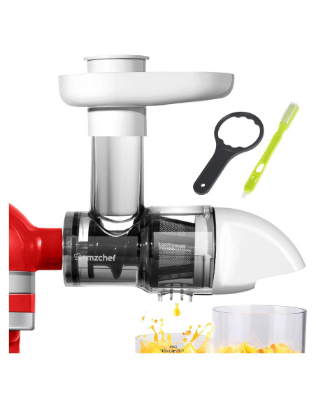 Accesorio Exprimidor AMZCHEF para Mezcladores KitchenAid Blanco