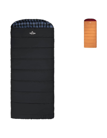 Saco de dormir TETON Sports Bridger -6C para acampar
