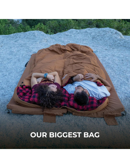 Saco de dormir TETON Sports Bridger -6C para acampar