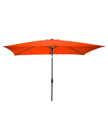 Sombrilla de Patio Rectangular Pure Garden 3x2m Naranja