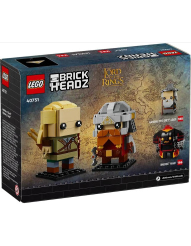 LEGO BrickHeadz Legolas y Gimli 40751 - 297 Piezas