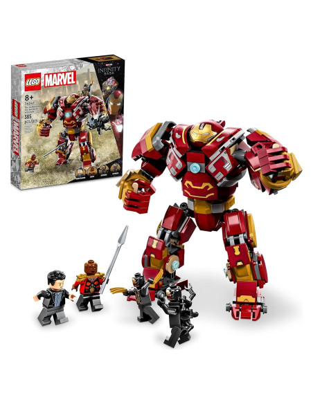 LEGO Marvel Hulkbuster Batalla de Wakanda 76247, 4 Minifiguras