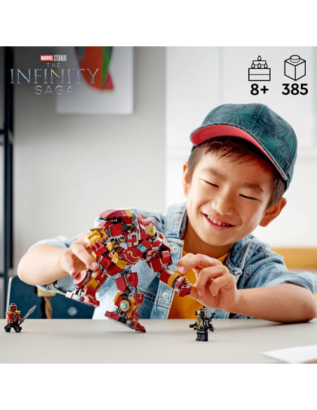 LEGO Marvel Hulkbuster Batalla de Wakanda 76247, 4 Minifiguras