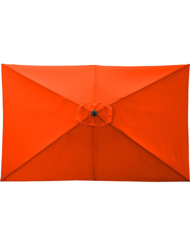 Sombrilla de Patio Rectangular Pure Garden 3x2m Naranja