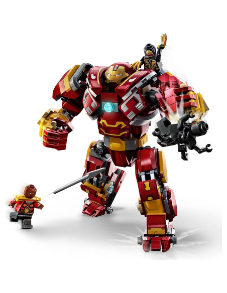 LEGO Marvel Hulkbuster Batalla de Wakanda 76247, 4 Minifiguras