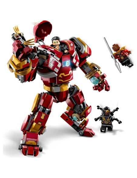 LEGO Marvel Hulkbuster Batalla de Wakanda 76247, 4 Minifiguras