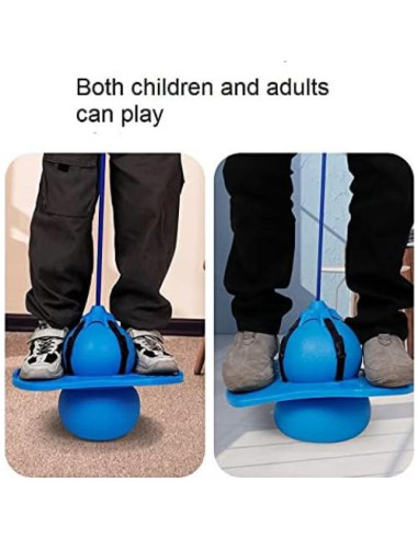 Bola Pogo con Mango BotryLun para Niños y Adultos - Azul