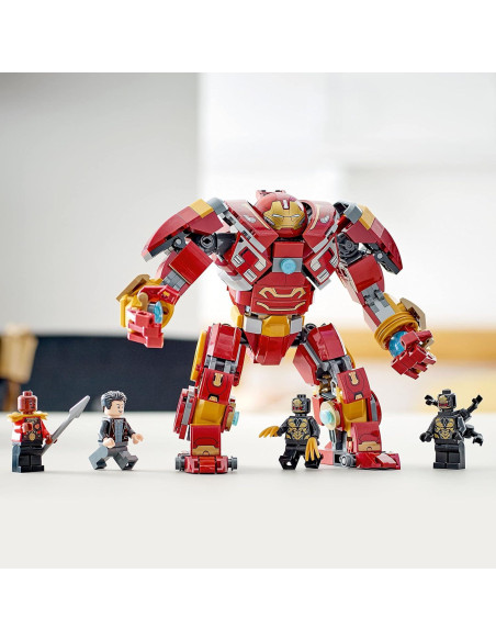 LEGO Marvel Hulkbuster Batalla de Wakanda 76247, 4 Minifiguras