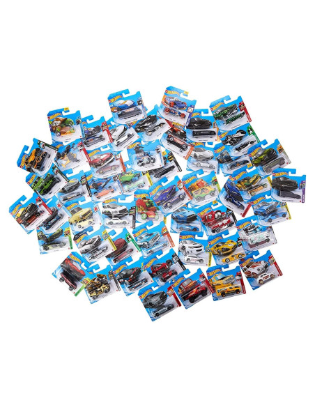 Lote 50 coches Hot Wheels metal 1:64 colección variada