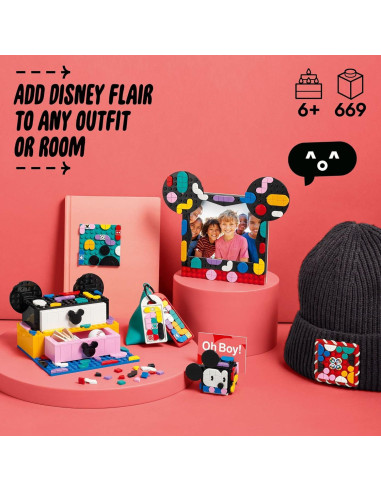 LEGO DOTS Disney Mickey y Minnie 6en1 Manualidades