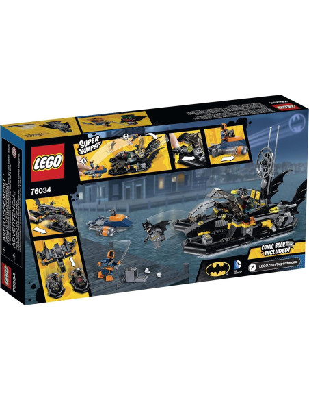 LEGO Super Héroes Batboat 76034 con Batman y Robin