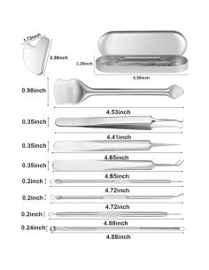 Kit de Herramientas para Remover Puntos Negros Pumwoy 9 PCS 2