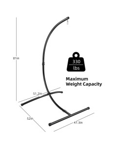 Soporte para Silla Hamaca GOUTIME C Negro 350 kg 2