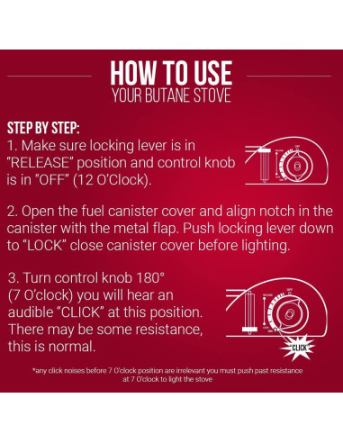 Estufa de Campamento Grill Boss 90057 Doble Combustible 0.23 kg