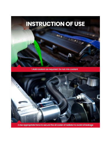 Radiador KAX CU2890 para Yaris 2007-2018 y xD 2008-2014