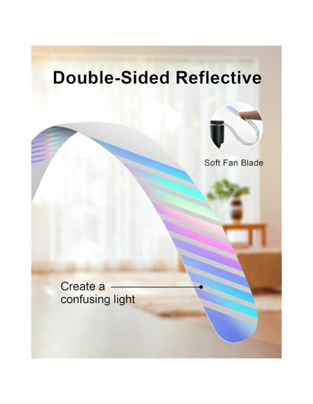 Ventilador de Mesa Edvision KW35 Recargable 2000mAh Flexible