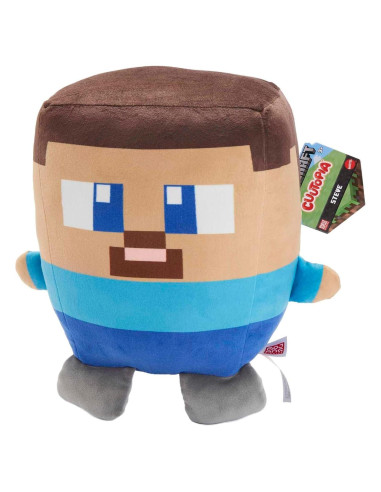 Peluche Cuutopia Mattel Minecraft Steve 25,4 cm suave