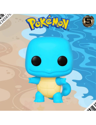 Funko Pop Pokémon Squirtle Figura de Vinilo Coleccionable