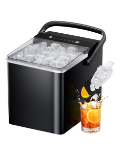 Máquina de Hielo Totnz TZIM135B 1.8L 9 Cubos en 6 Minutos