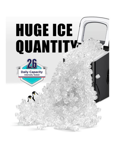 Máquina de Hielo Silonn WSIM02B-4 11,79 kg 2 Tamaños