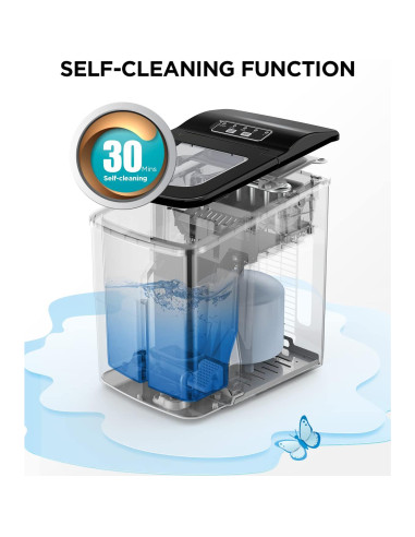 Máquina de Hielo Silonn WSIM02B-4 11,79 kg 2 Tamaños