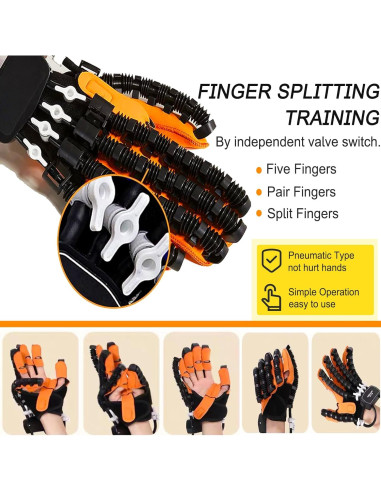 Guantes de Rehabilitación XUETAO para Mano Izquierda XL