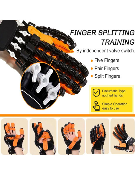 Guantes de Rehabilitación XUETAO para Mano Izquierda XL