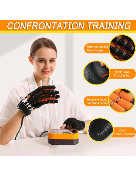 Guantes de Rehabilitación XUETAO para Mano Izquierda XL