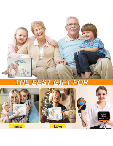 Guantes de Rehabilitación XUETAO para Mano Izquierda XL