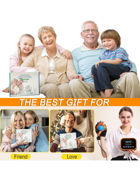 Guantes de Rehabilitación XUETAO para Mano Izquierda XL