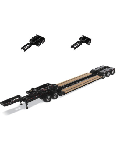 Remolque Bajo HDG Diecast Masters 1:50 con Jeep y 2 Impulsores