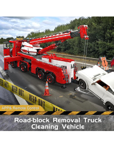 Camión de Remolque Mould King 10966 Neumático 15.88kg 2