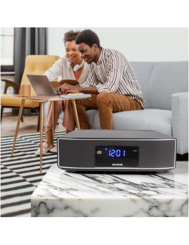 Altavoz AIWA Exos-5 30W RMS Bluetooth CD Radio FM Negro