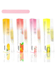 Bolígrafos de Aceite para Cutículas Foncomy - 4 PCS Aromas