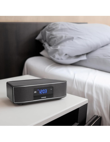 Altavoz AIWA Exos-5 30W RMS Bluetooth CD Radio FM Negro