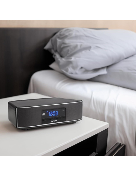 Altavoz AIWA Exos-5 30W RMS Bluetooth CD Radio FM Negro