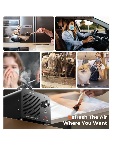 Generador de Ozono 48,000mg CQ-48g Purificador de Aire