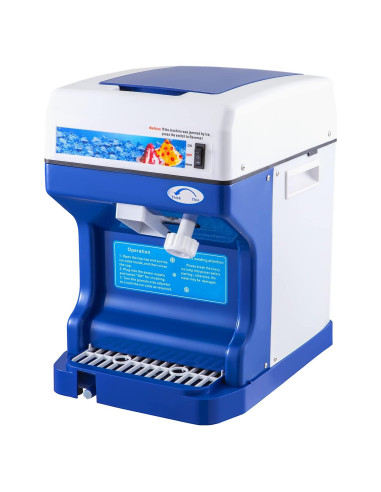 Máquina de Hielo Raspado VEVOR 500W 120kg/h Ajustable