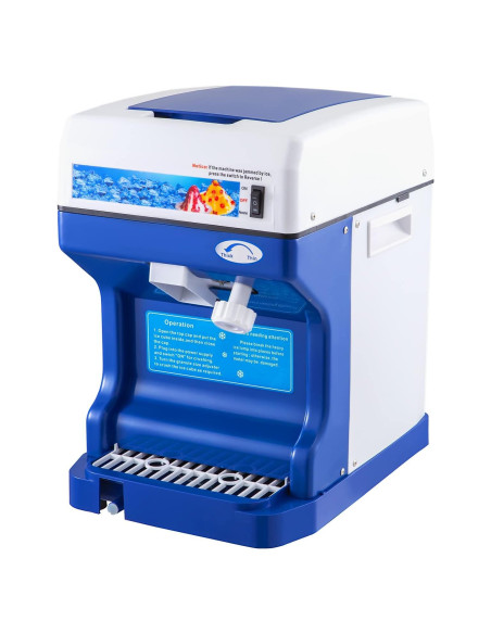 Máquina de Hielo Raspado VEVOR 500W 120kg/h Ajustable