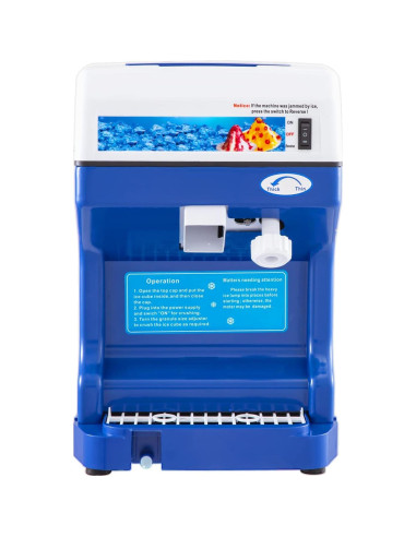 Máquina de Hielo Raspado VEVOR 500W 120kg/h Ajustable